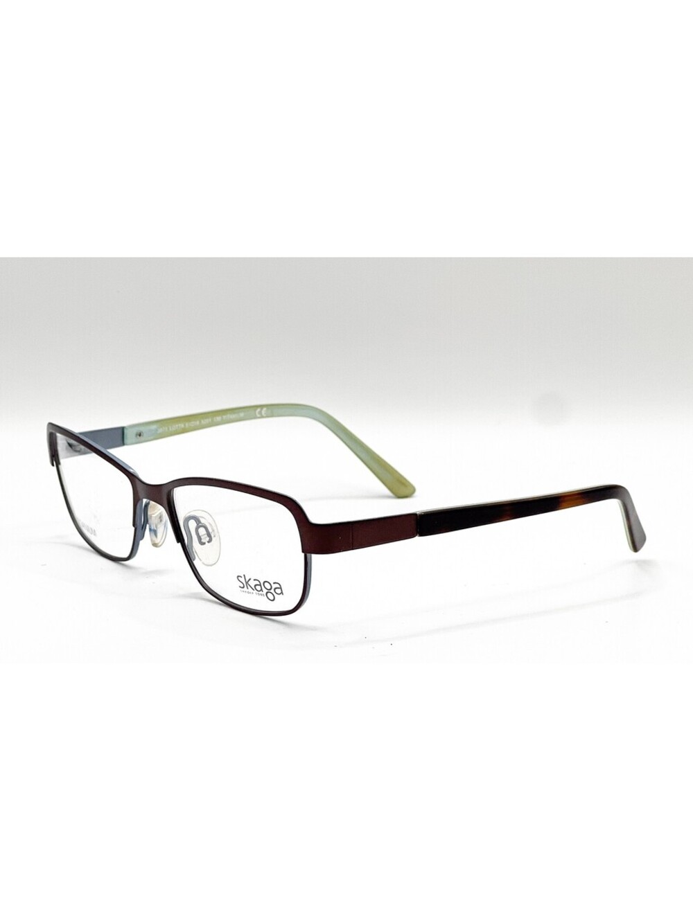 NEW SKAGA 3871 5201 BROWN AUTHENTIC EYEGLASSES 51-16